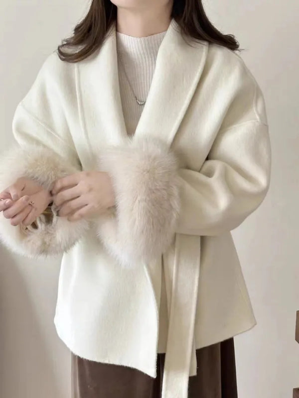 Eleganter Wollmantel mit Stil